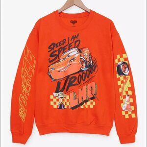 NWT Disney Lightning McQueen Sweatshirt Crewneck Small